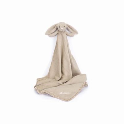 Jellycat Bashful Beige Bunny Blankets UK | 43618BSCR
